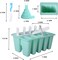 Popsicle Molds -10 Pieces Easy Release - Reusable BPA Free Silicone Ice Pop Molds Maker With Silicone Funnel & Cleaning Brush